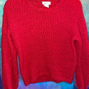 Yes Lola red soft sweater
